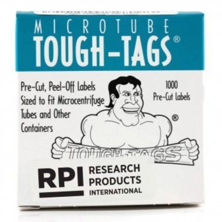 DIVERSIFIED BIOTECH Tough-Tags, 0.5-0.65ml, Yellow, 1000/pk, 1000PK 247109